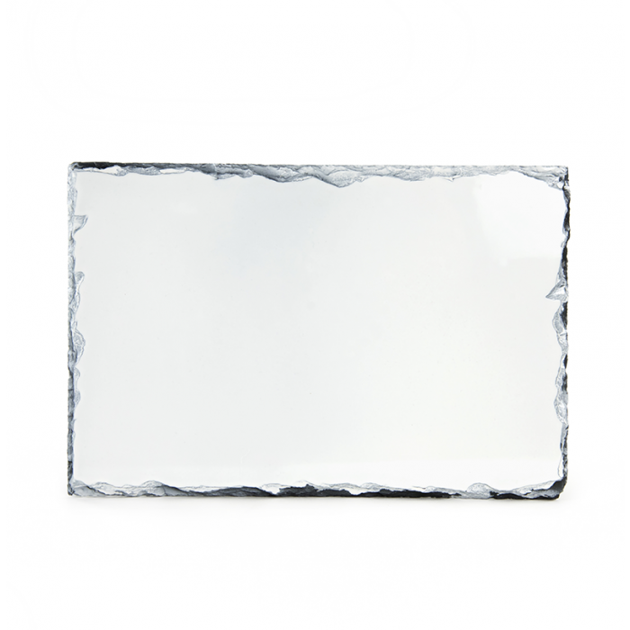 Sublimation Photo Slate Rock Plaque - Large Rectangle - 7.6" x 11.4"