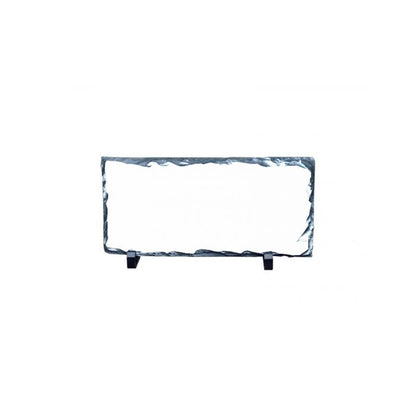 Sublimation Photo Slate Rock Plaque - Small Rectangle - 4.4" x 8.25"