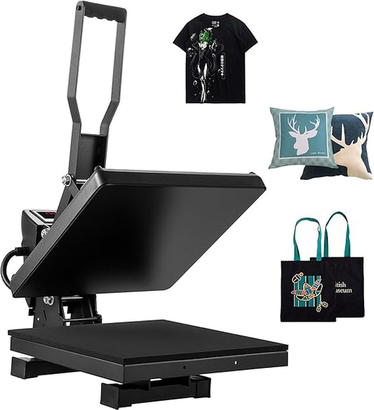 VEVOR Heat Press, 15 x 15 inch Digital Heat Press Machine